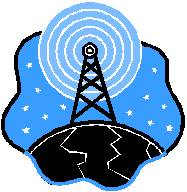 world with radio tower