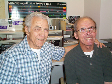 Tony, W0KVO, with Jerry, N0VOE at Handiham HQ